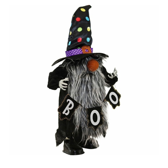 Musical Walking Gnome Halloween Decoration - Picture 3 of 3